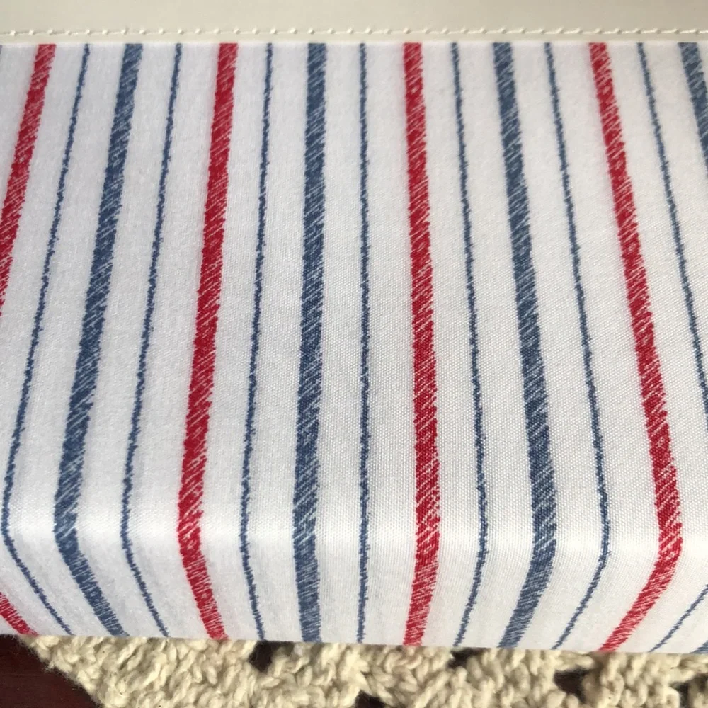 Urban STUDIO Red & Blue Striped FULL Sheet Set